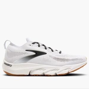 BROOKS GLYCERIN FLEX | MEN'S | COLOR WHITE-BLACK-GUM | WIDTH MEDIUM D